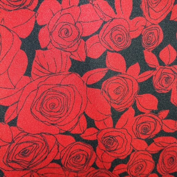 Red Midi Dress - Picture 3 of 3